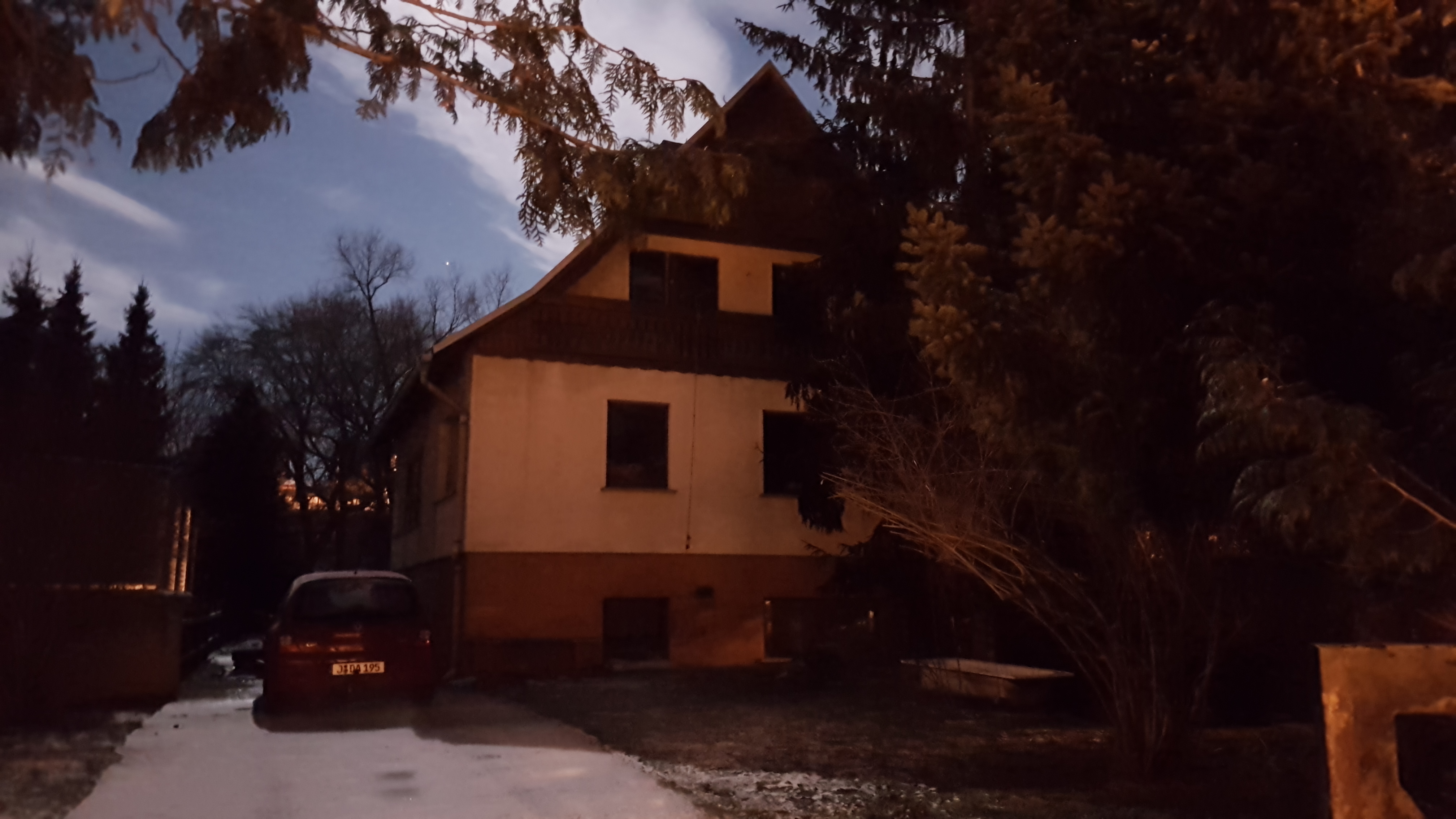 Wintereinbruch in Molsdorf